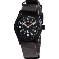 Hamilton Khaki Field Ανδρικό Ρολόι Αυτόματο με Γκρι Υφασμάτινο Λουράκι H69409930