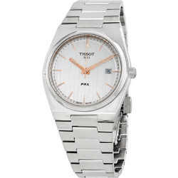 Tissot PRX Ανδρικό Ρολόι με Ασημί Μεταλλικό Μπρασελέ T137.410.11.031.00