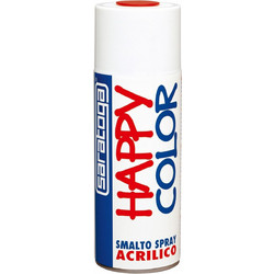 Saratoga Happy Acrilico Σπρέι Βαφής Ral9005 Μαύρο Gloss 400ml