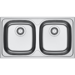 Franke Spark SKN 620-34-34 Ένθετος Νεροχύτης Inox 3011585003 78x44cm
