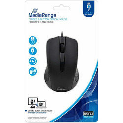 MediaRange MROS210 Ενσύρματο Ποντίκι Black