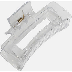Large Rectangle Transparent Hair Claw