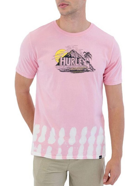 HURLEY EVERYDAY WASHED PREHISTOERIC T-SHIRT ARCTIC PUNCH
