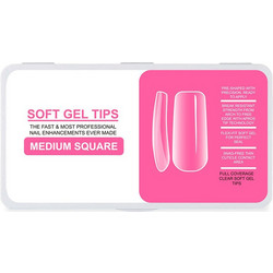UpLac Gelly Tips Soft 240 pcs Square Medium