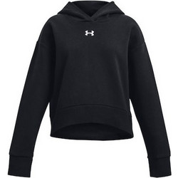 Under Armour Rival Παιδικό Φούτερ με Κουκούλα Μαύρο 1379517-001