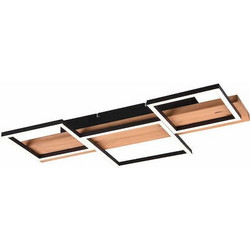 Φωτιστικό Οροφής - Πλαφονιέρα Harper 622910332 65x34x7cm Led 1400Lm 30W Natural-Black Trio Lighting