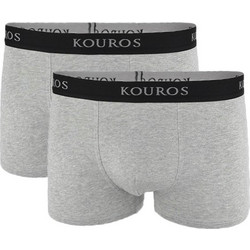 Boxer Kouros 2Pack 2550/C Γκρι Kouros Γκρι