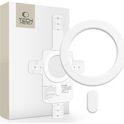 Tech-Protect Μάγματ MagSafe Universal Μαγνητικός Δακτύλιος Λευκός