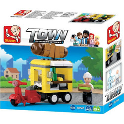 Sluban Τουβλάκια Town Hot Dog Car για 6+ Ετών 112τμχ (M38-B0565)