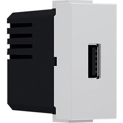Modys Πρίζα Τροφοδοσίας USB 1 Στ. 1xUSB Ιβουάρ 5VDC 1.2A IP20