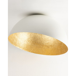 SFERA καμπάνα φωτιστικό οροφής άσπρο/χρυσό O 35 cm