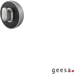Άγκιστρο μονό Geesa Cooper 800228-110 Inox / Ματ Μαύρο Φ5,2x3cm