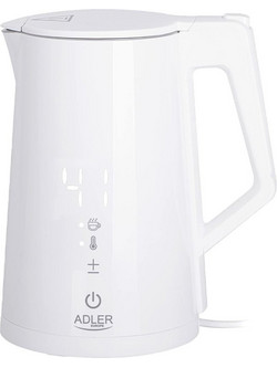 Adler AD-1345 Βραστήρας 1.7lt 2200W Λευκός