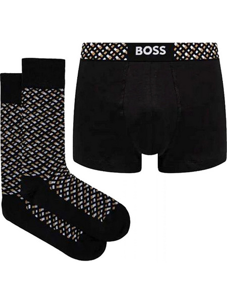BOSS ΕΣΩΡΟΥΧΟ ΚΑΛΤΣΑ TRUNKSOCK GIFT ΜΑΥΡΟ