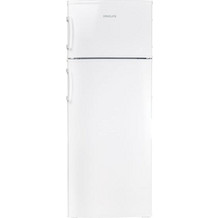 Davoline RF 220E W NE Ψυγείο Δίπορτο 206lt Υ143xΠ54.5xΒ55.5cm Λευκό 5202455025880