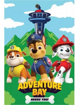 Παιδική Κουβέρτα Fleece Paw Patrol Adventure 100 x 150 εκ. (350212)