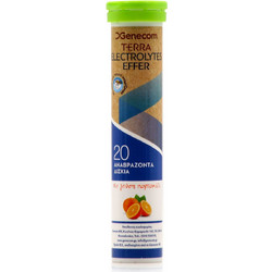 Genecom Terra Electrolytes 20 Αναβράζοντα Δισκία