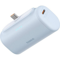 Baseus Compact Series Power Bank 5000mAh 20W με Θύρα USB-C Quick Charge 3.0 & Power Delivery Blue