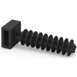 SAPISELCO ALE.3.401 Βύσμα δεματικών μαύρο 10x43mm 100τεμ. (26048)