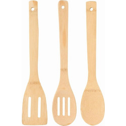 Εργαλεία Κουζίνας (Σετ 3Τμχ) BG00SG1449 Natural Bergner Bamboo