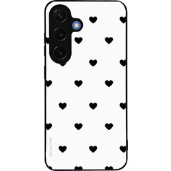 Sonique Heart Series Back Cover White (Samsung Galaxy S25)