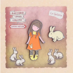 Santoro Pins-Honey Bunnies (HP.PIN.0001)