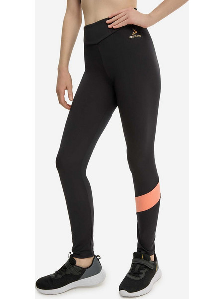 DEMIX Παιδικό Αθλητικό Κολάν Active Girls Leggings BLACK παιδιά