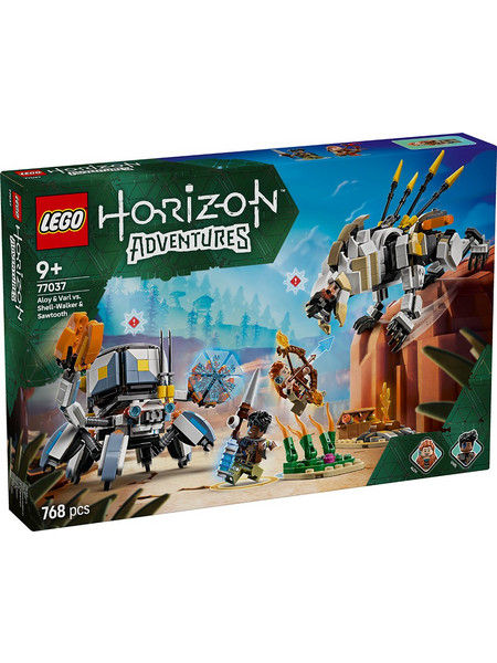 Lego Horizon Adventures Aloy & Varl vs. Shell-Walker & Sawtooth για 9+ Ετών 77037