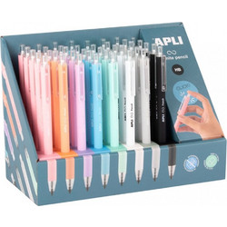 Apli Retractable Infinite Pencil HB Μολύβι για ατελειώτη γραφή με Κλιπ σε διάφορα Χρώματα 20016