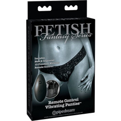 Pipedream Fantasy Remote Controller Vibrating Panty Δονητής Bullet για Ζευγάρια με Τηλεχειριστήριο Μαύρος