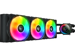 Cougar Poseidon Elite 360 Black Υδρόψυξη CPU 120mm ARGB για Socket AM2 / AM2+ / AM3 / AM3+ / FM1 / FM2 / 115x / 1366 / 2011 / 2066 / 2011-3 / AM4 / FM2+ / 1200 / 1700 / AM5 / 1851