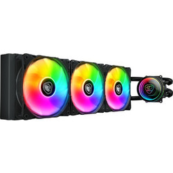 Cougar Poseidon Elite 360 Black Υδρόψυξη CPU 120mm ARGB για Socket AM2 / AM2+ / AM3 / AM3+ / FM1 / FM2 / 115x / 1366 / 2011 / 2066 / 2011-3 / AM4 / FM2+ / 1200 / 1700 / AM5 / 1851