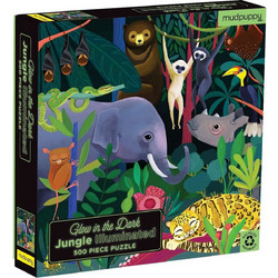 Puzzle Mudpuppy Glow In The Dark Ζούγκλα 500 Κομμάτια