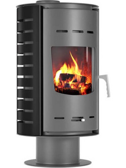 Thermiki ATS Zero Black Ατσάλινη Ξυλόσομπα 12kW