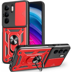 Bodycell Armor Slide Cover Case Red (Realme C75 / C75x)