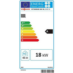Viessmann Vitodens 100-W B1HF 11kW Επιτοίχιος Λέβητας Αερίου Συμπύκνωσης με Καυστήρα 9458kcal/h