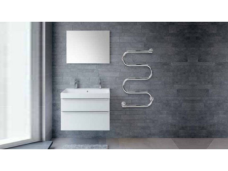 Purmo Athena ATH/S Ηλεκτρική Πετσετοκρεμάστρα 65W με Θερμοστάτη 73.5x45cm