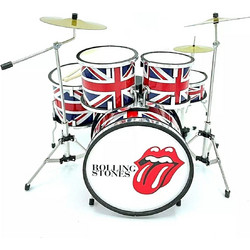 Rolling Stones μεταλλικό ντραμς μινιατούρα