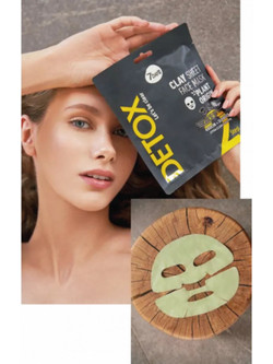7Days Clay Kaolin Seaweed Sheet Μάσκα Προσώπου με Άργιλο 1τμχ