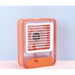 Mini Air Cooler, Ανεμιστήρας Υδρονέφωσης & Υγραντήρας 4.5W Μπαταρίας