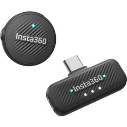 Insta360 CINSABWB Mic Air Transmitter 10H Σετ Ασύρματο Μικρόφωνο Πέτου