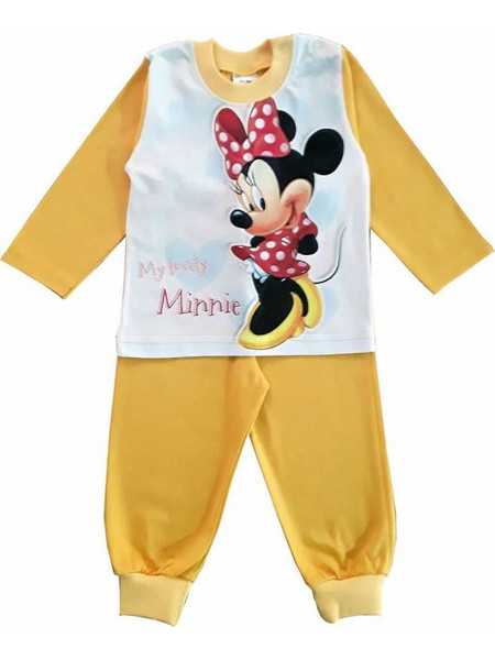 Πιτζαμάκι Μακρυμάνικο Minnie Beboulino Yellow 80209660005
