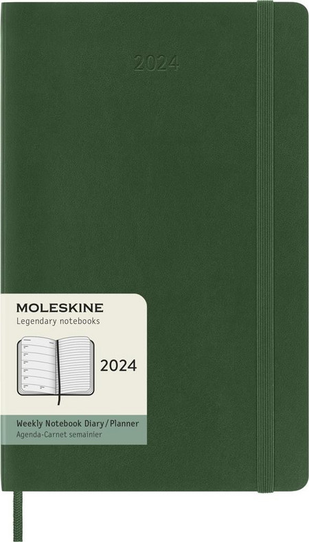 Moleskine 2024 12-Month Weekly Large Softcover Notebook