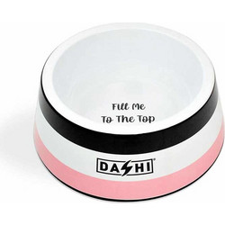 Dashi Μπολ Σκύλου-Γάτας Stripes Pink & Black Large 26cm 1700ml