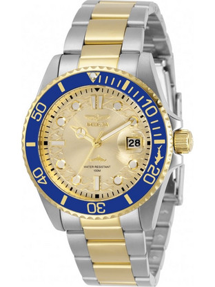 Invicta Pro Diver Γυναικείο Ρολόι με Ασημί Μεταλλικό Μπρασελέ 30482