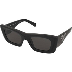 Prada 13ZS 1AB5S0 Γυναικεία Γυαλιά Ηλίου Πεταλούδα Κοκάλινα Μαύρα με Μαύρο Polarized Φακό