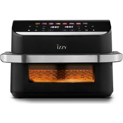 Izzy IZ-8260 Dual XXXL Air Fryer 11lt με Διπλό Κάδο