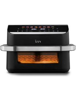 Izzy IZ-8260 Dual XXXL Air Fryer 11lt με Διπλό Κάδο