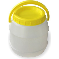 ΒΑΖΟ ΠΛΑΣΤΙΚΟ 3000ml 140x160mm ΒΙΔΩΤΟ ΚΑΠΑΚΙ ΛΕΥΚΟ HD PET AGROEQUIP