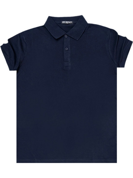 Cotton Point CP-2200 Ανδρική Μπλούζα Polo Κοντομάνικη Σκούρο Μπλε